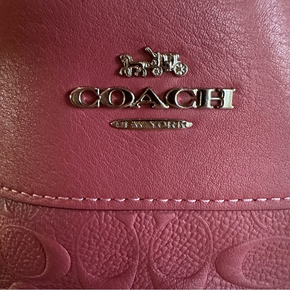 COACH Pink Berry Shoulder Bag and Wallet